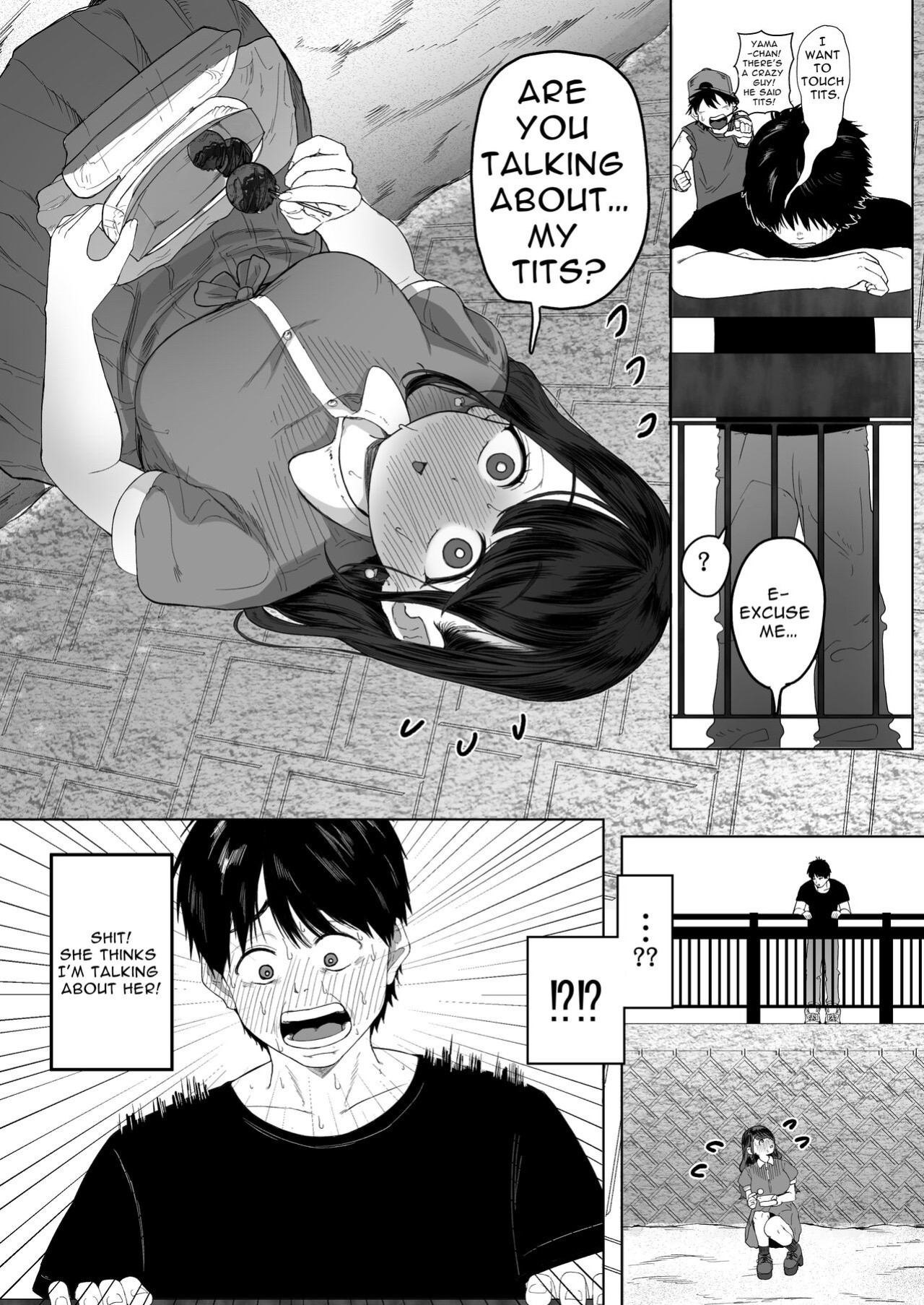 [Dochakuso Happy! (Yumekawa Dododo-chan)] Konna ni Seiyoku Tsuyoi Oneesan dato Watter Itara Ie Made Tsuiteikanakatta!! | If only I had known she was such a slut, I would never have followed her home!!