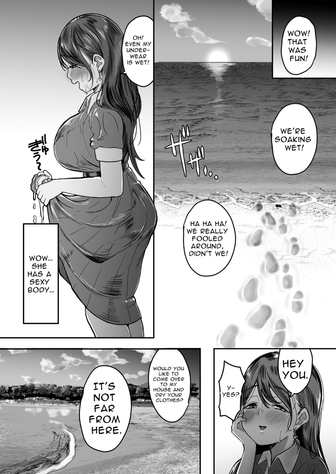 [Dochakuso Happy! (Yumekawa Dododo-chan)] Konna ni Seiyoku Tsuyoi Oneesan dato Watter Itara Ie Made Tsuiteikanakatta!! | If only I had known she was such a slut, I would never have followed her home!!
