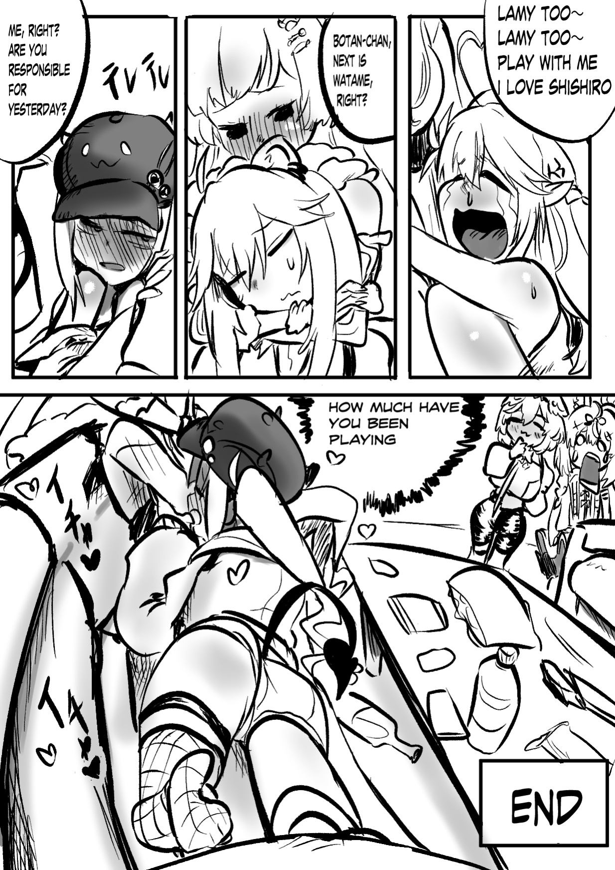 [Momomomo Hakushaku] SHISHITOWA (Shishiro Botan, Tokoyami Towa)