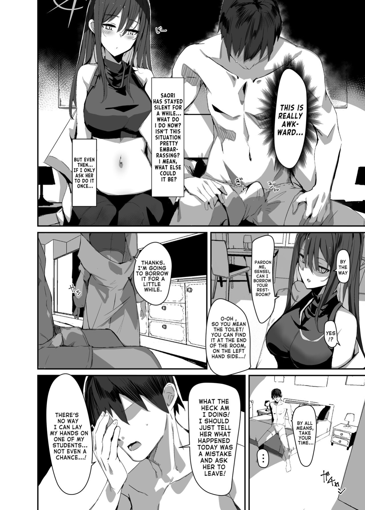 [Muoto Lab (Muoto)] DeliHeal Yondara Saori ga Kite Sonomama Ecchi Suru Hon | The Book Where I Hired A Sex Worker But Then Saori Showed Up And Just Like That We Had Sex (Blue Archive)