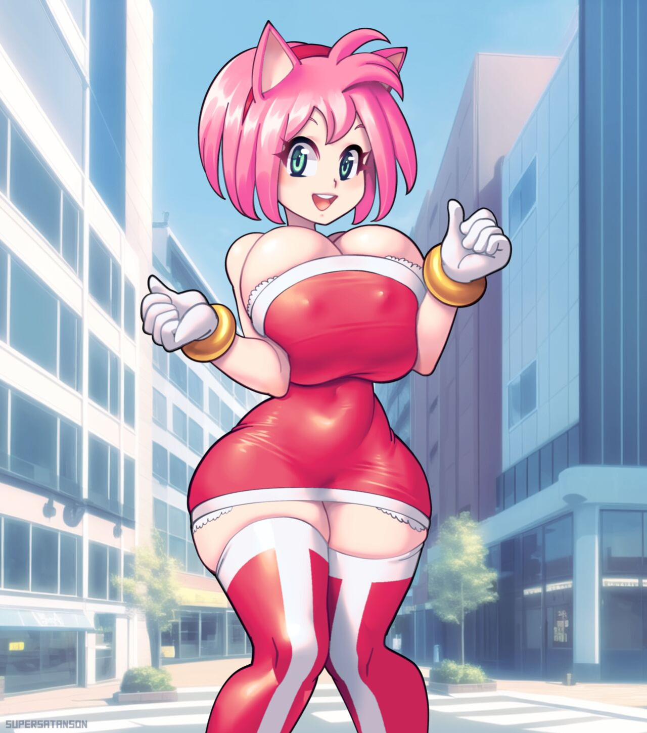 [supersatanson] Sonic girlsl (Sonic The Hedgehog)