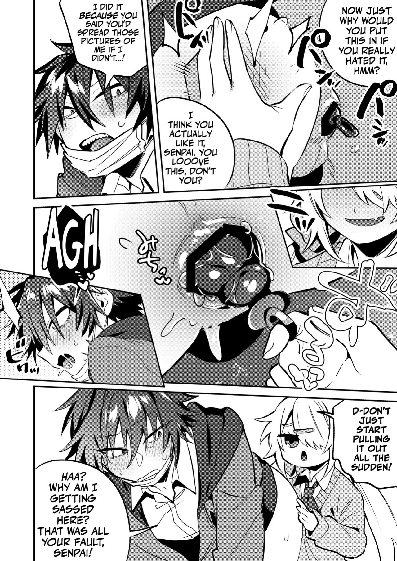 [Hakushu Kassai (Wakamiya Teresa)] Iyo-senpai wa Masaki-chan no Omocha | Iyo-senpai is Masaki-chan's Toy!