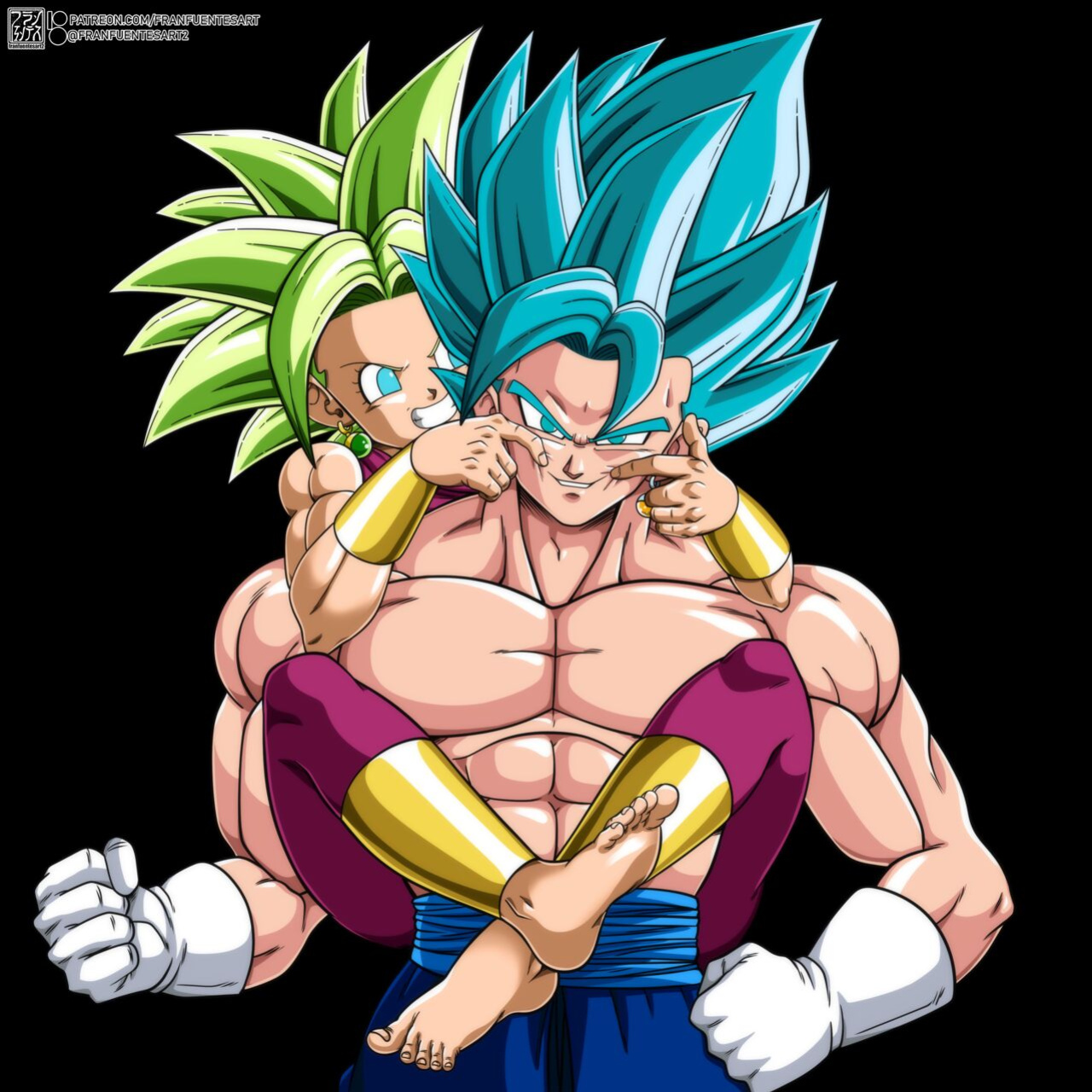 [Fran Fuentes] Vegetto x Kefla (Dragon Ball Super)