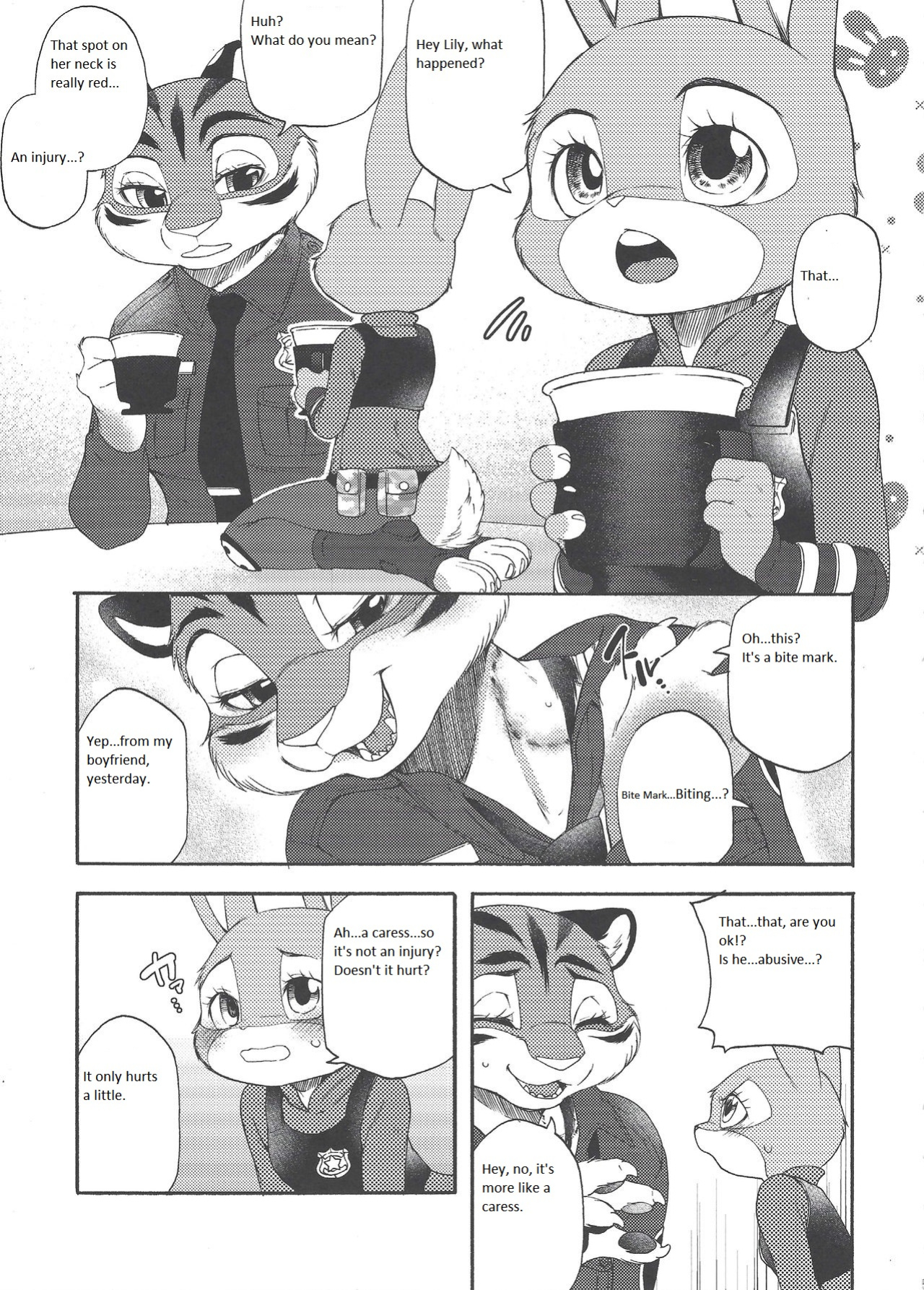 (HaruCC23) [Dogear (Inumimi Moeta)] Yawaraka na Kizuato (Zootopia)