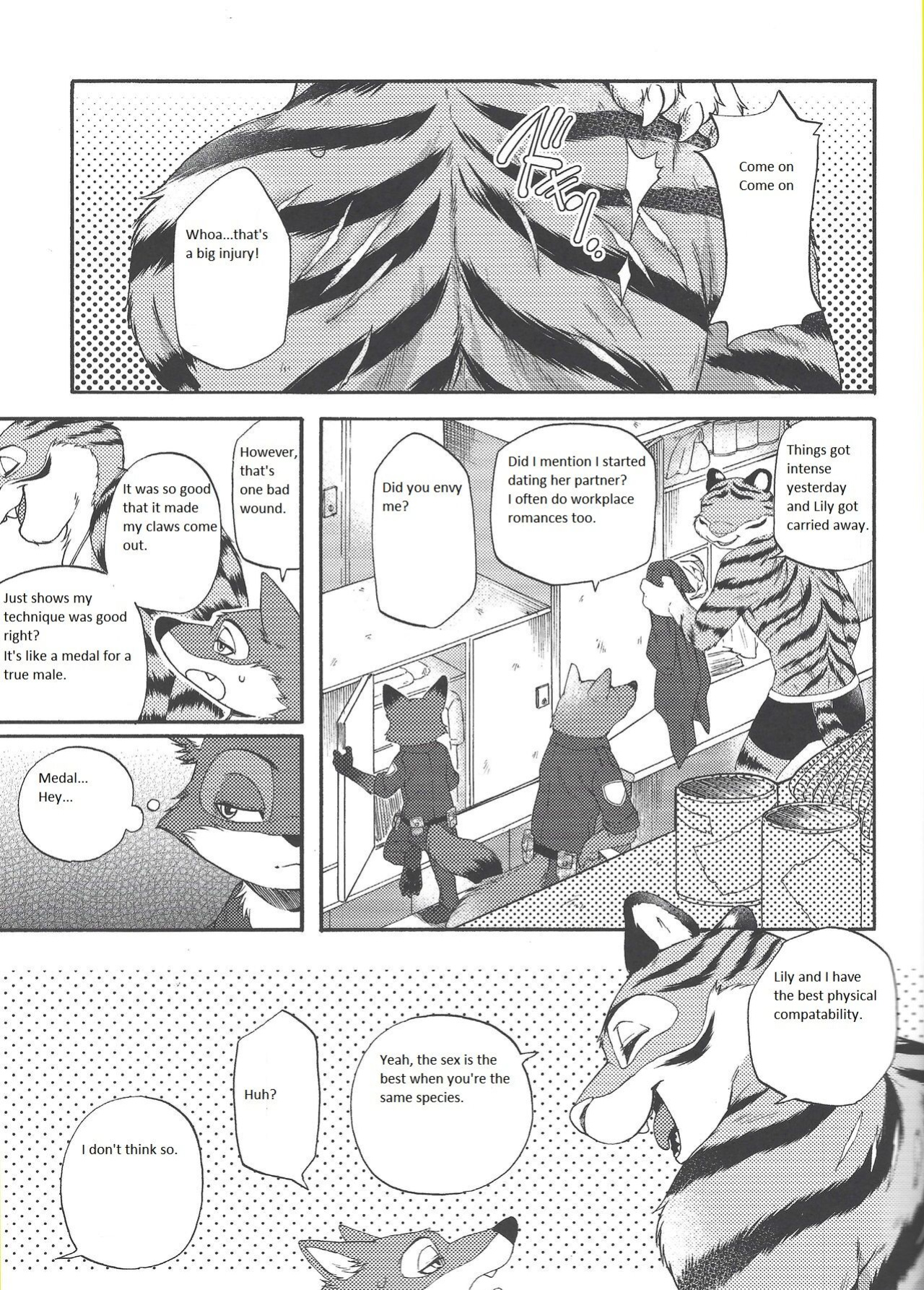 (HaruCC23) [Dogear (Inumimi Moeta)] Yawaraka na Kizuato (Zootopia)