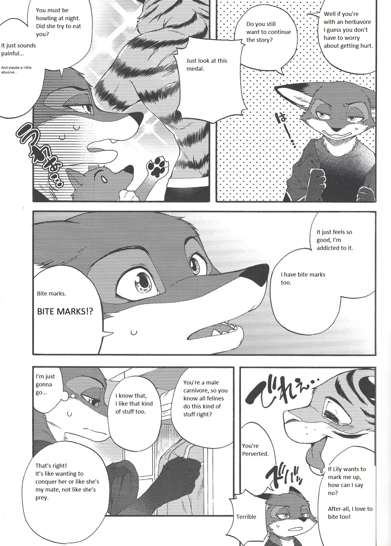 (HaruCC23) [Dogear (Inumimi Moeta)] Yawaraka na Kizuato (Zootopia)