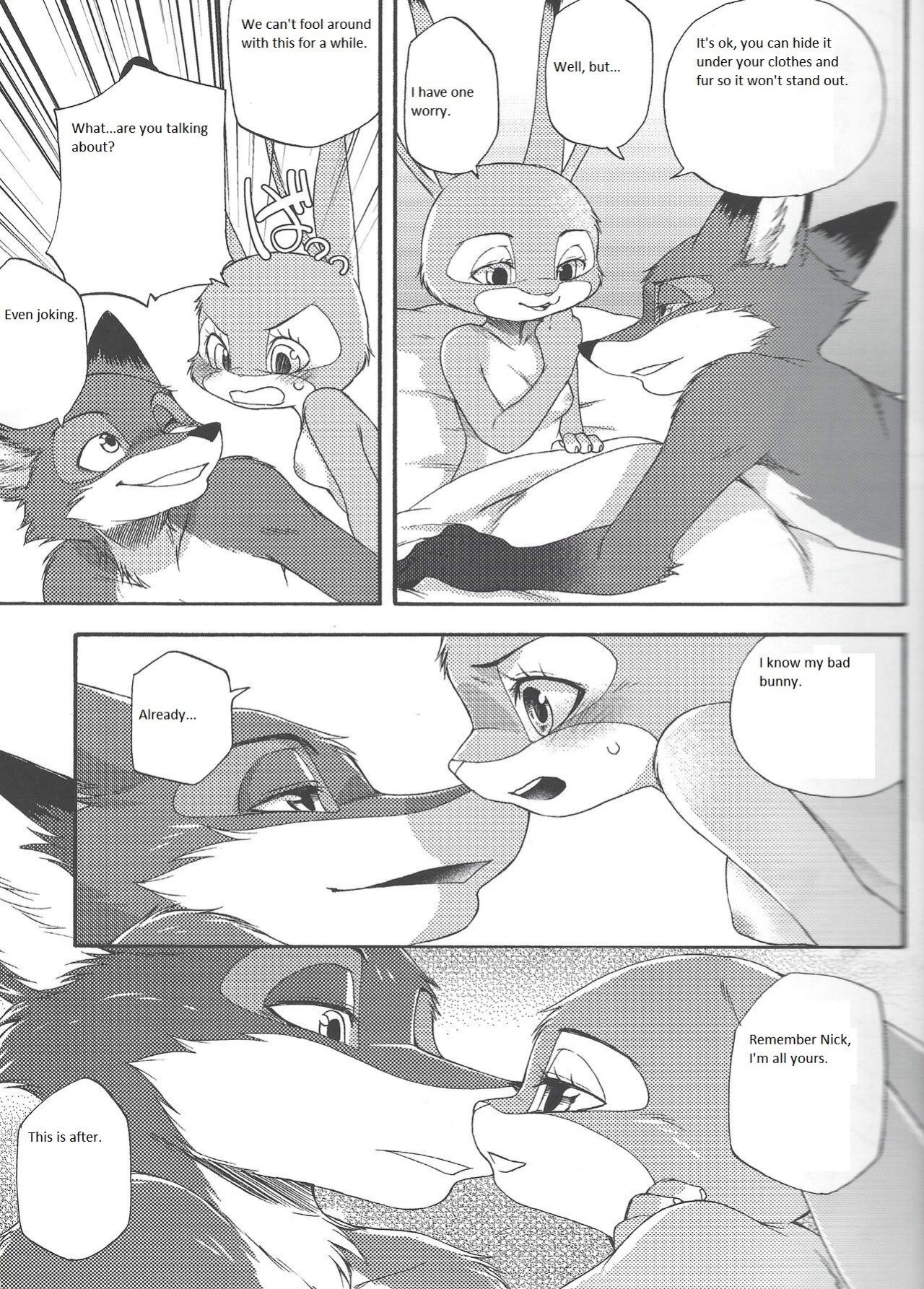 (HaruCC23) [Dogear (Inumimi Moeta)] Yawaraka na Kizuato (Zootopia)