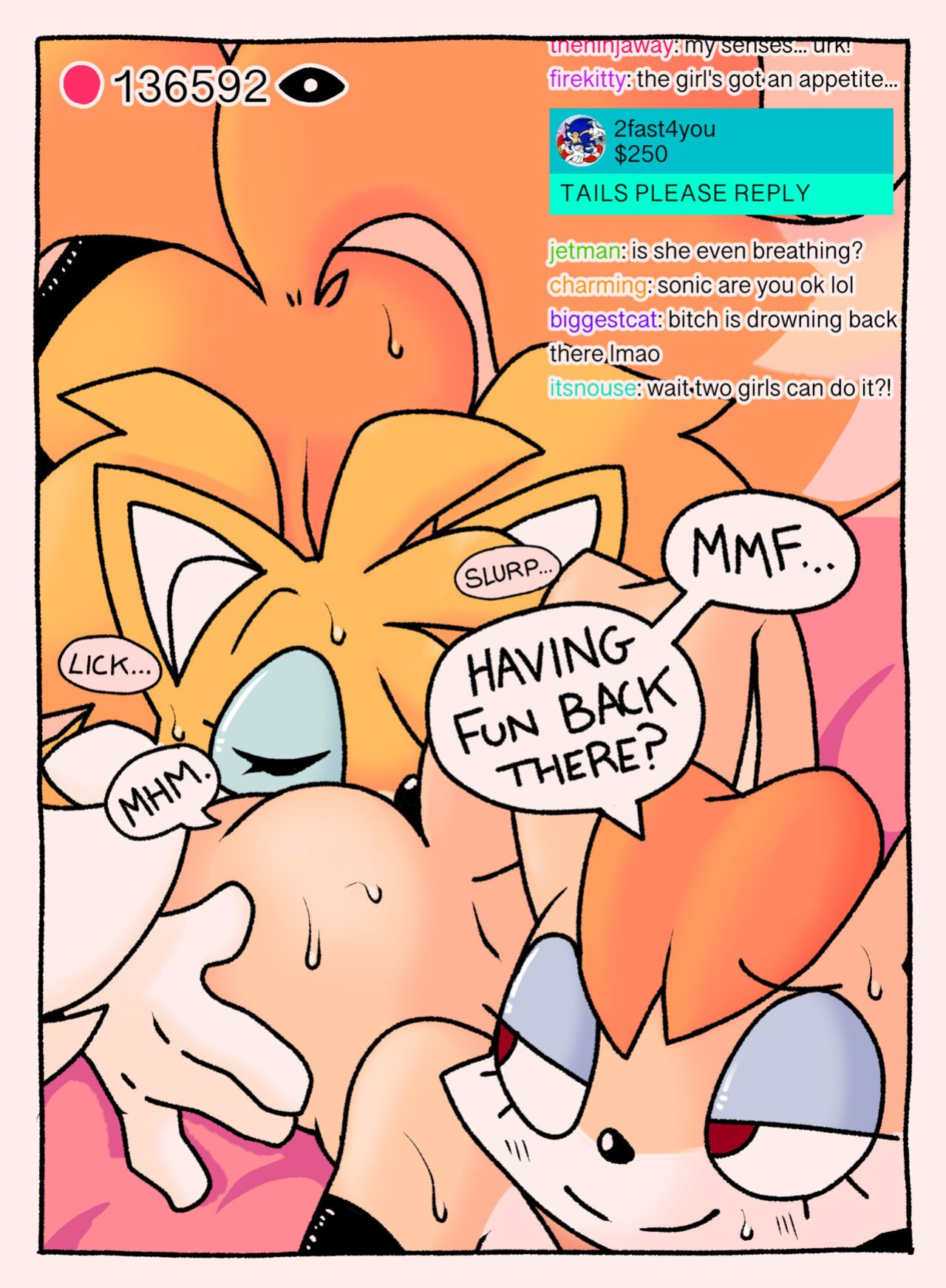 [PONPORIO] Tails' Spectacular Boob Heist!