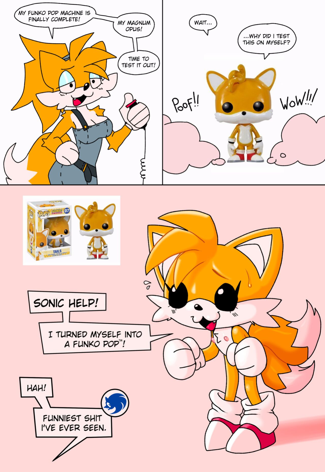 [PONPORIO] Tails' Spectacular Boob Heist!