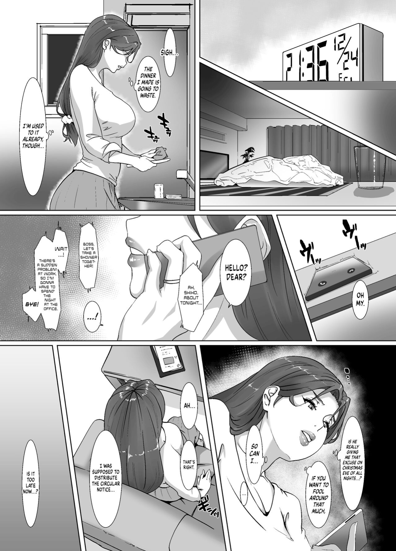 [NYPAON] Seiya wa Otonari no Oku-san to | Spending Christmas Eve With the Housewife Next Door {RedLantern}