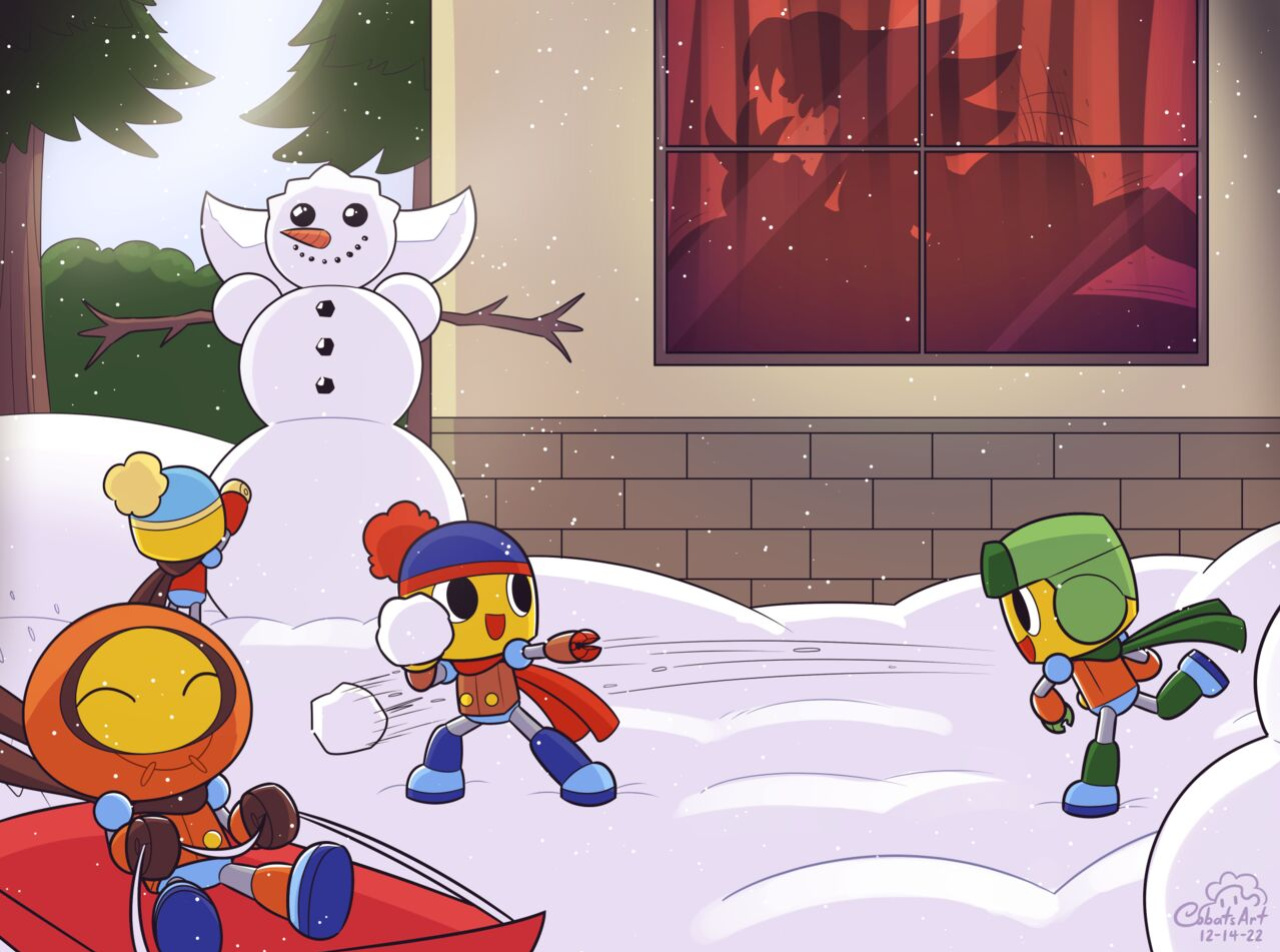 [Cobatsart] Tron x Megaman Happy Holiday