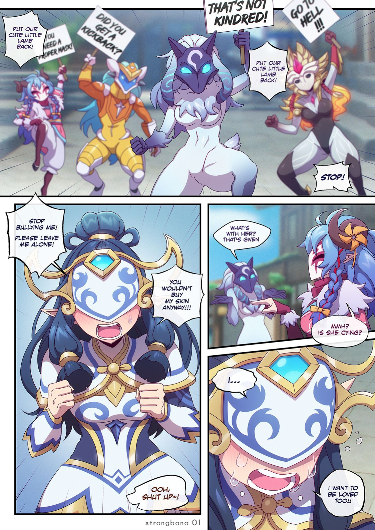 [Strong Bana] Kindred (Short Comic)(Mask Futa)