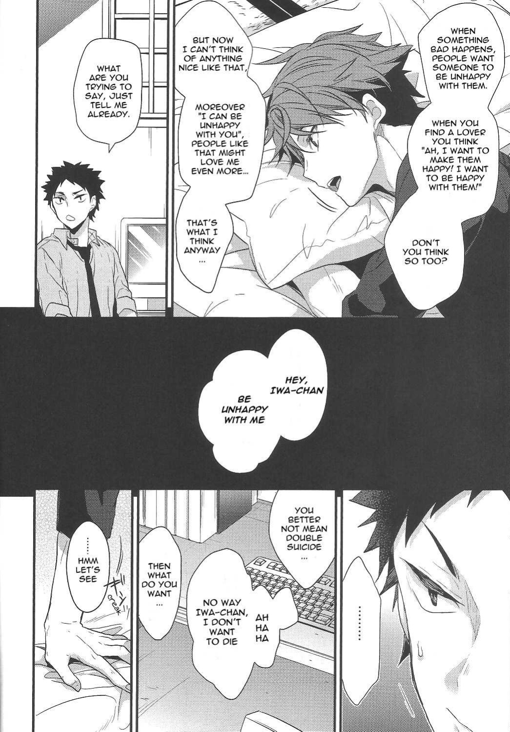 (RTS!!4) [DIETHELM (Mizuyuki)] Shiawase Sugite Shinu. | So Happy I Could Die (Haikyuu!!) [Procrastination Scans]