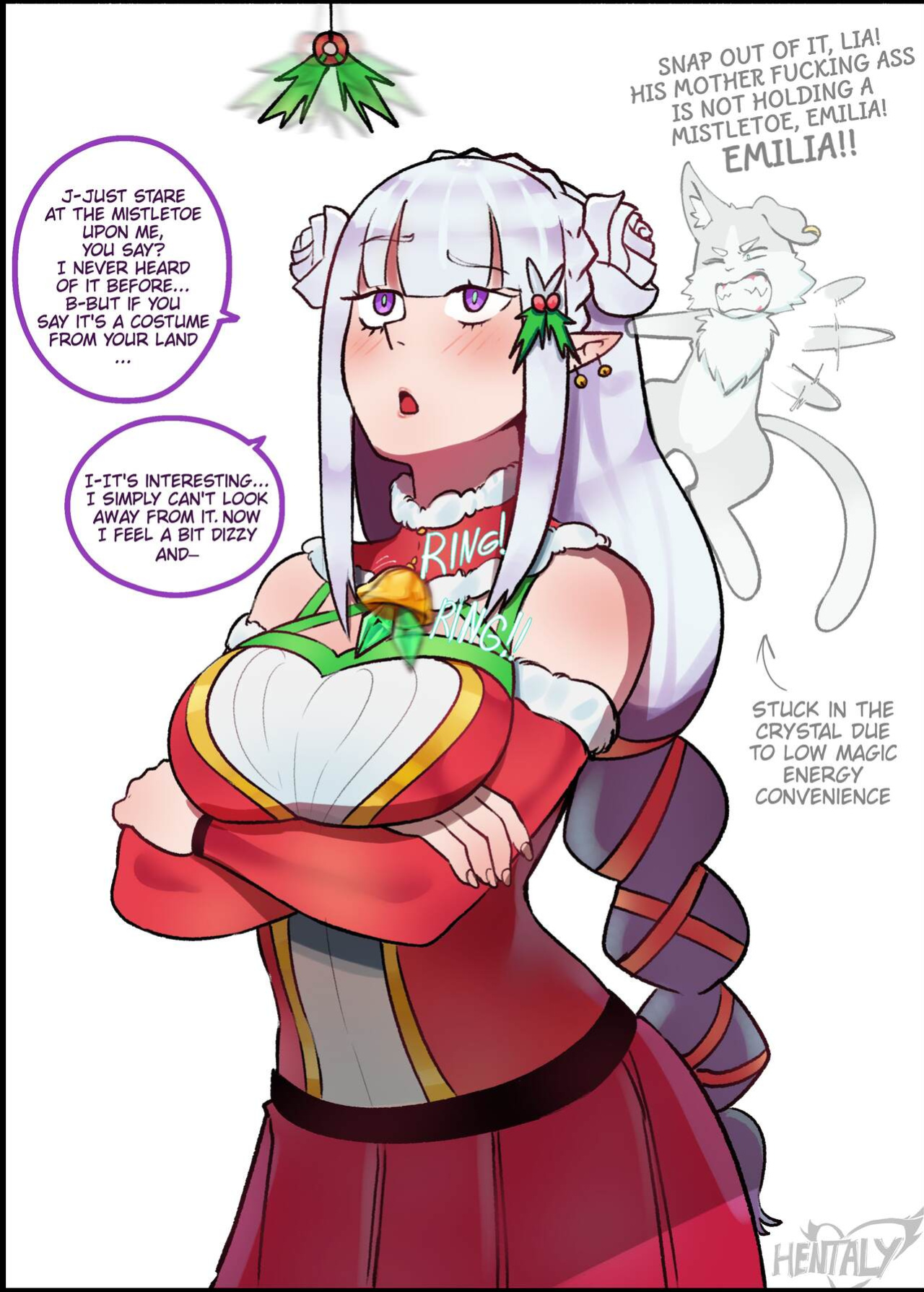 [Hentaly] 2022 Xmas comic (Re:Zero)