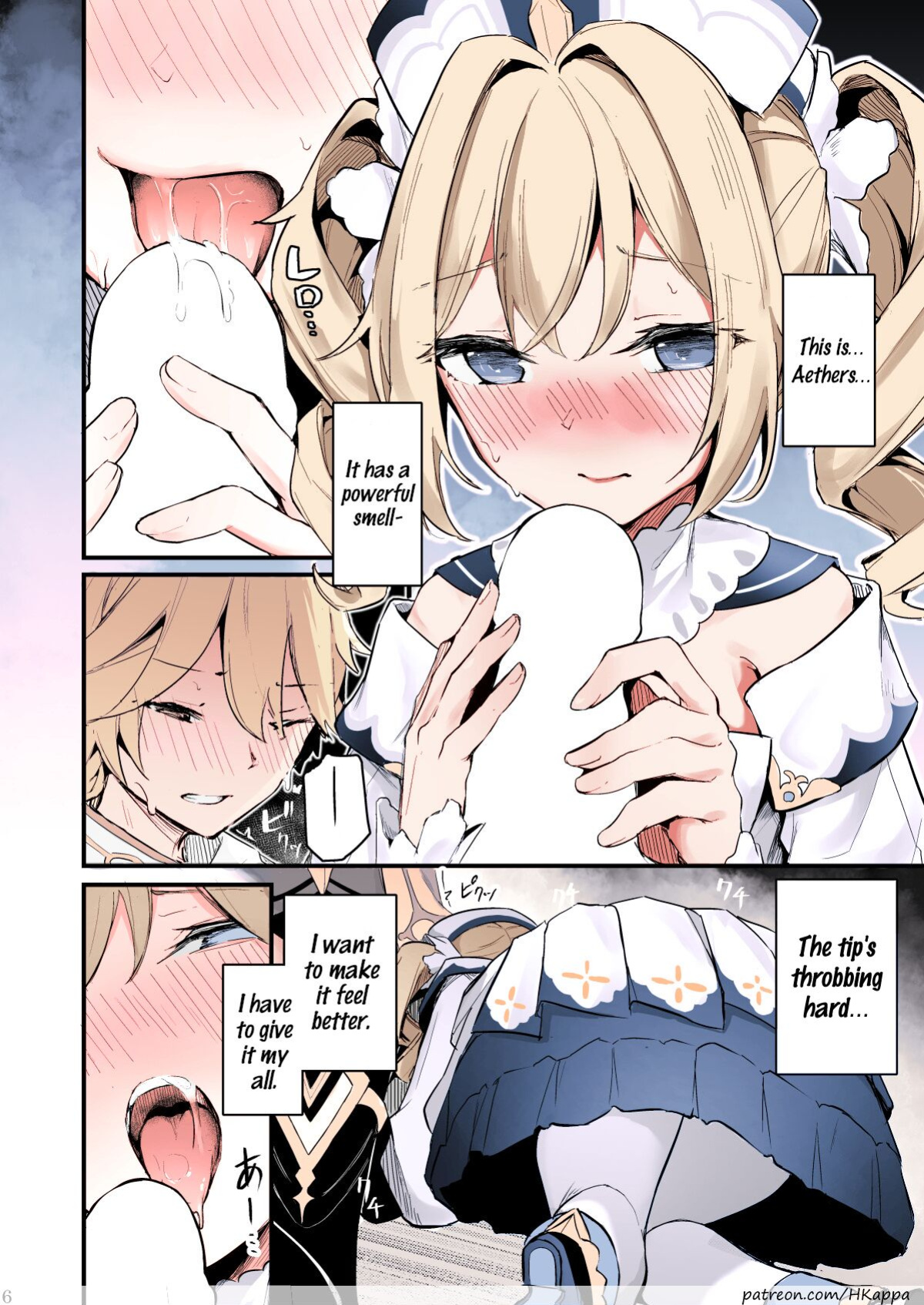 [Hanairo Spoon (Cucchiore)] Sunao na Kimochi de | A Genuine Sentiment (Genshin Impact) [LunaticSeibah][HKAPPA][FULLCOLOR]