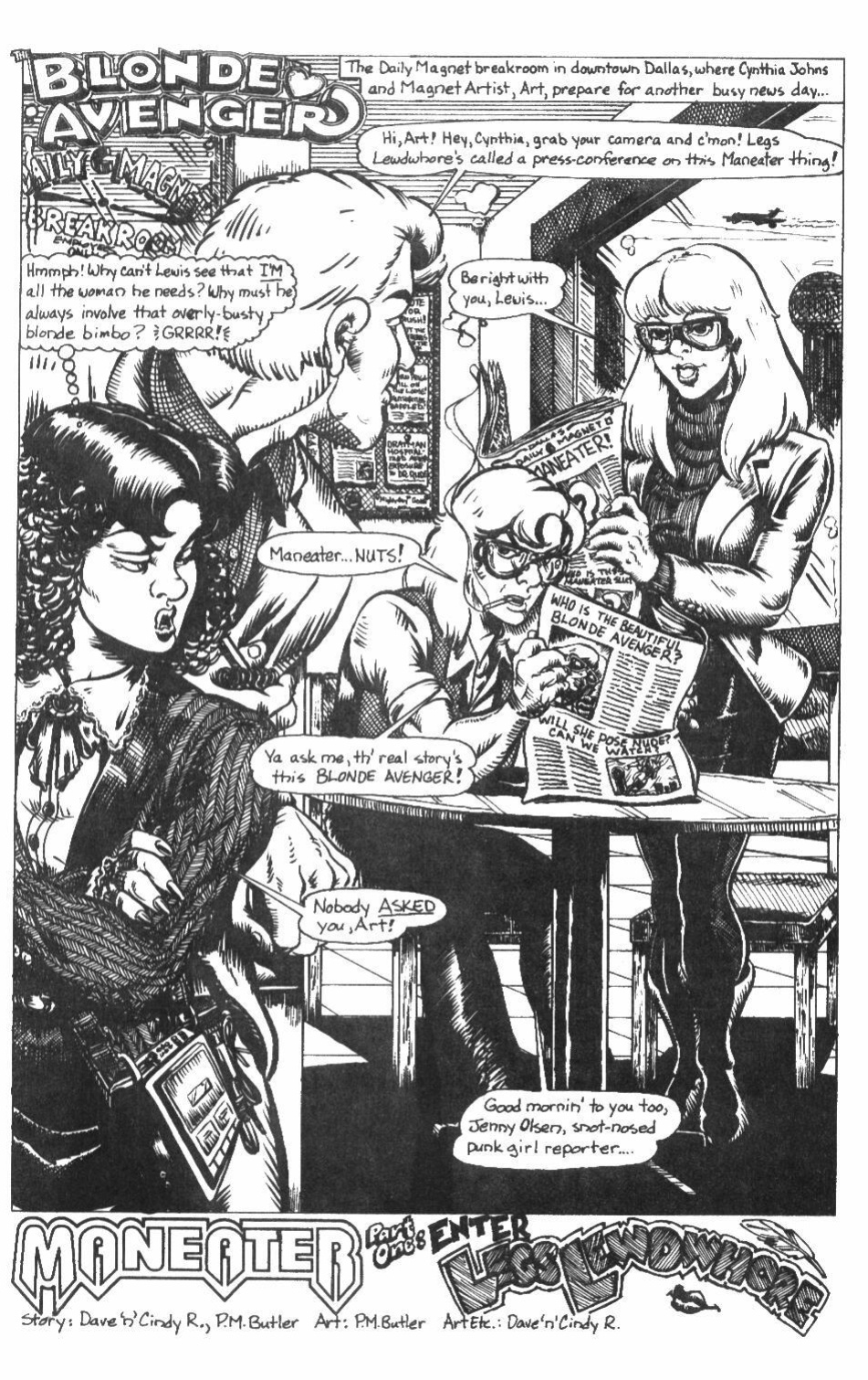 [P.M. Butler] The Blonde Avenger #1