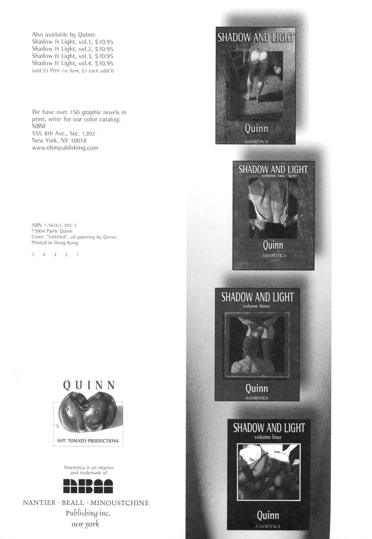 [Quinn] Shadow and Light - Volume 5