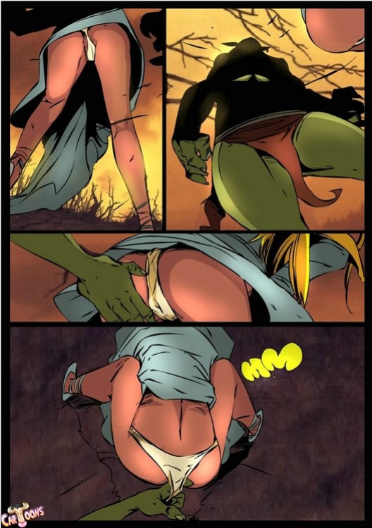 [T-Cartoons][Okunev] Shemale Orc Fucking Elf