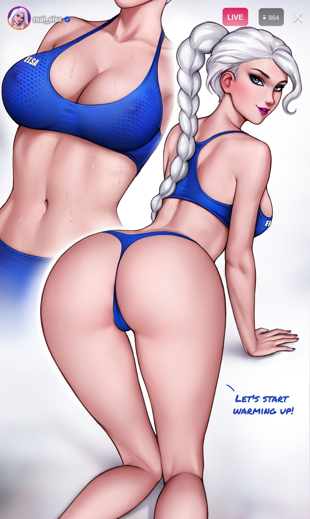 [Aroma Sensei] How to train your ass with Elsa