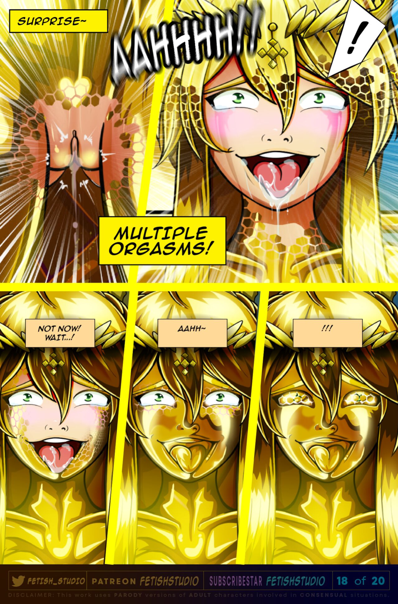 Artoria LANCER Pendragon | LATEX + GOLD Encasement