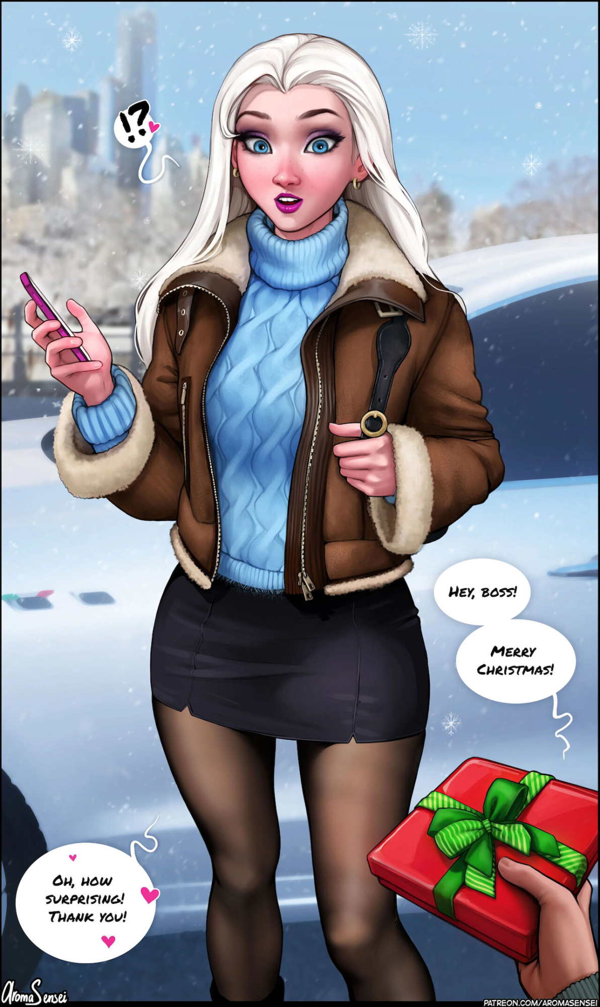 X-Mas Present For Elsa [Aroma Sensei]