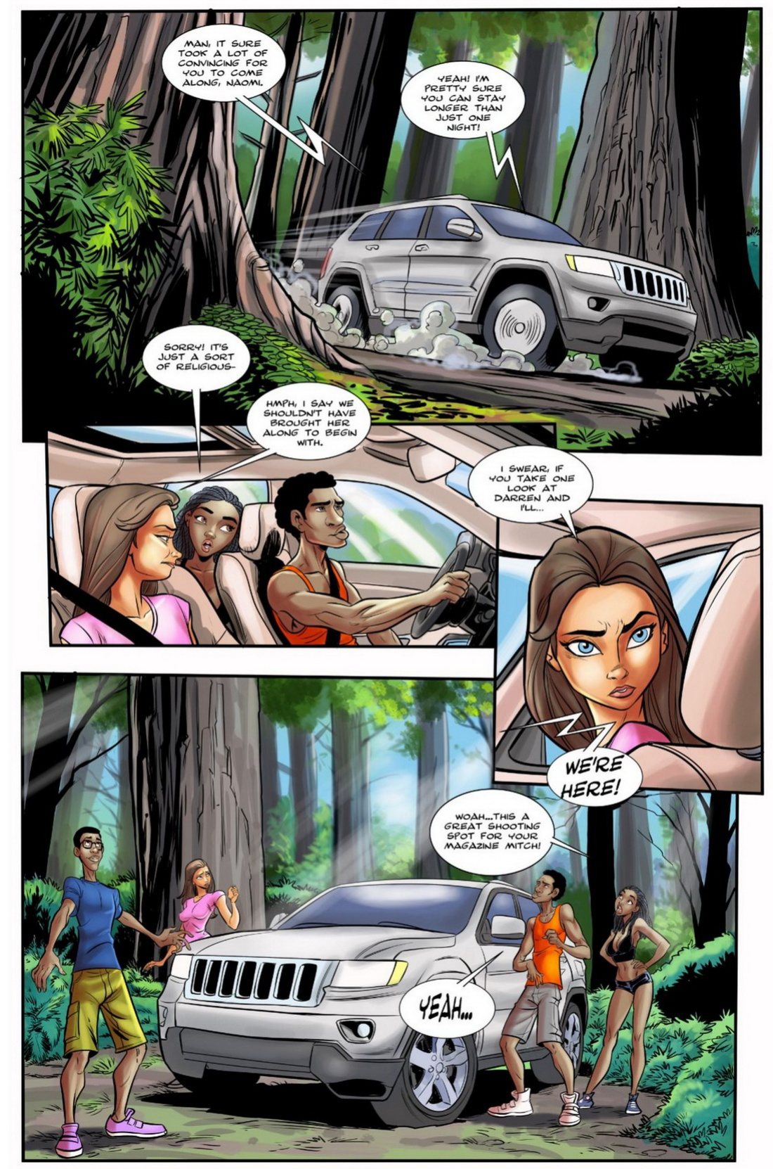 BotComics - Hunting for Bigfoot