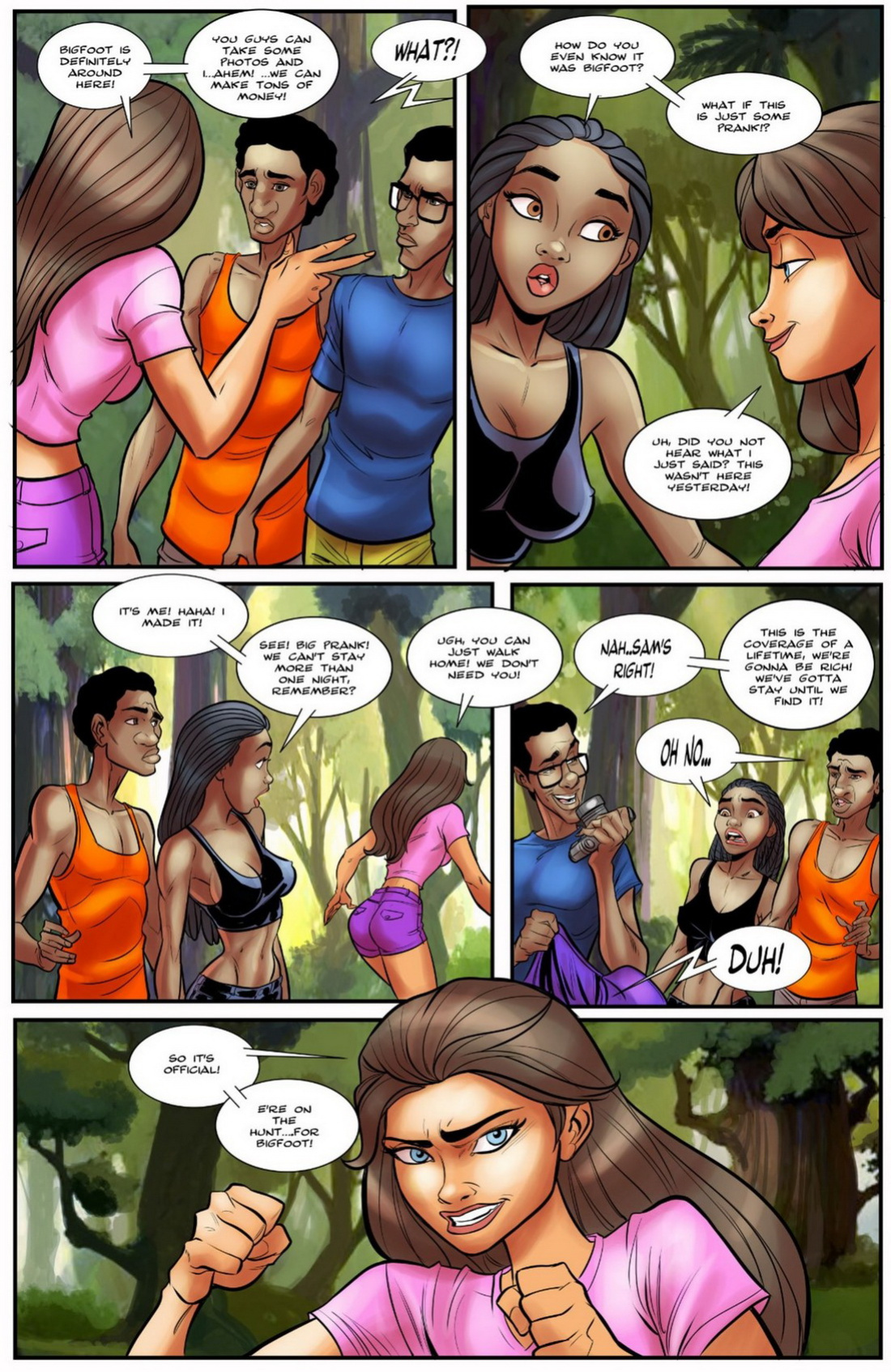 BotComics - Hunting for Bigfoot
