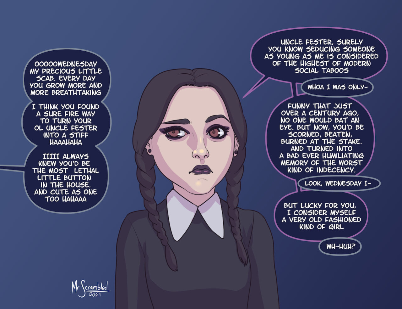 [MrScrambled] Happy Halloween with WEDNESDAY!