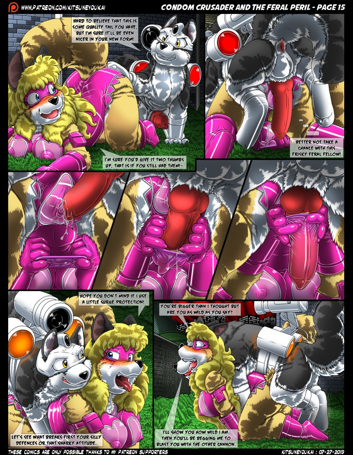 [Kitsune Youkai] Condom Crusader and the Feral Peril