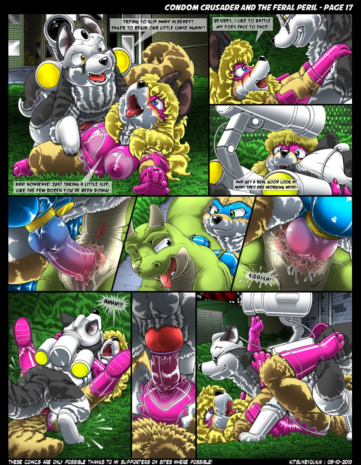 [Kitsune Youkai] Condom Crusader and the Feral Peril