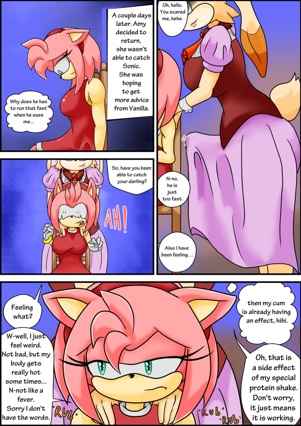 [Inmersion] "Breaking Rose" - Futa on Female / Vanilla and Amy Rose