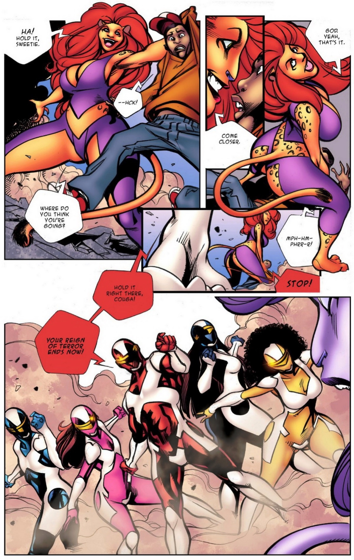 BotComics - Giantess Rangers