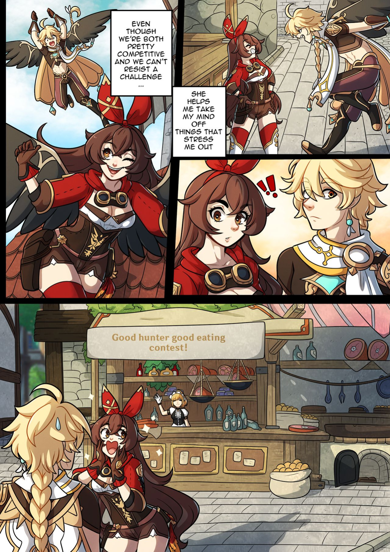 [Kinkymation] The Traveler's Guide to Teyvat's Heart - Amber