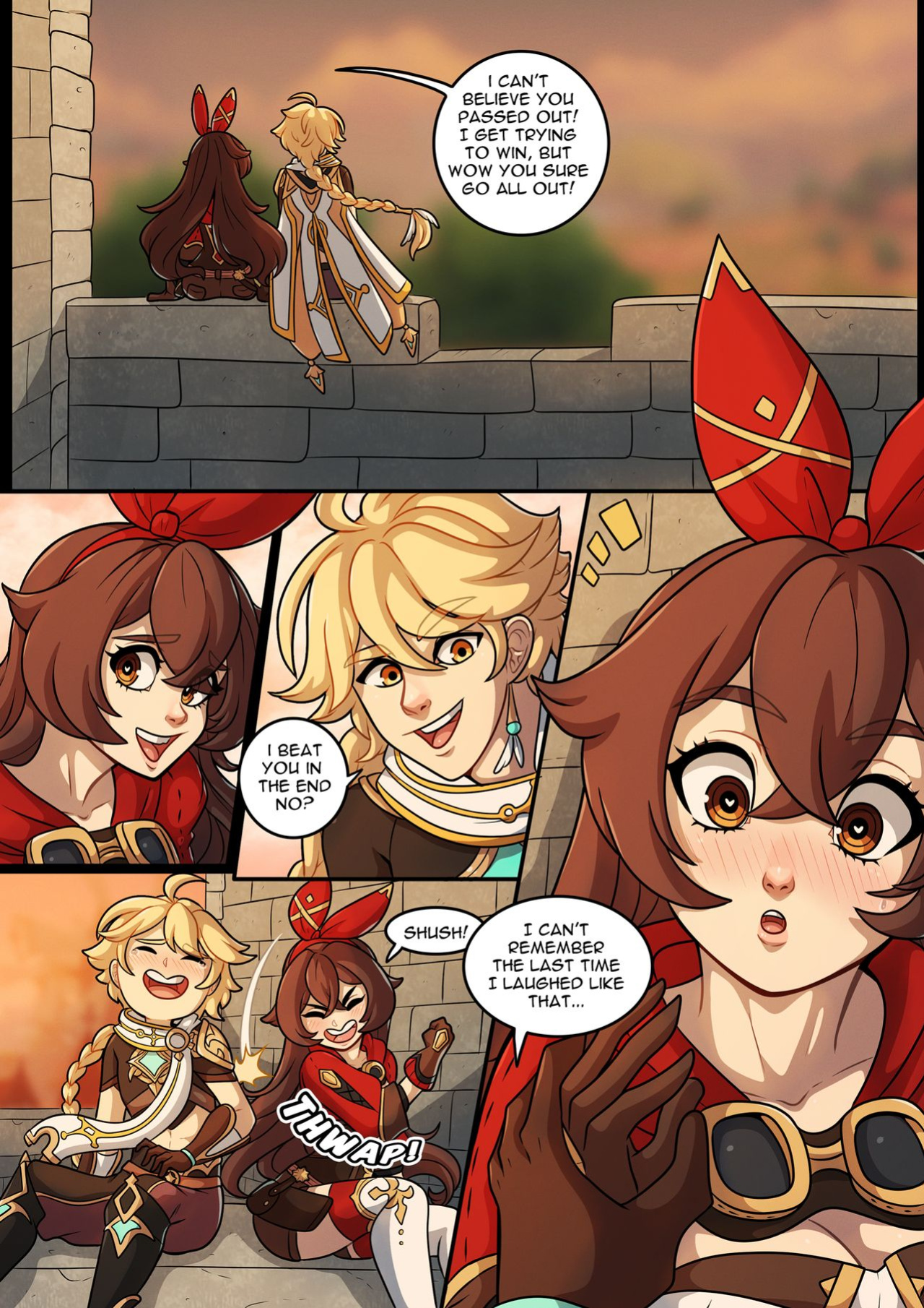 [Kinkymation] The Traveler's Guide to Teyvat's Heart - Amber