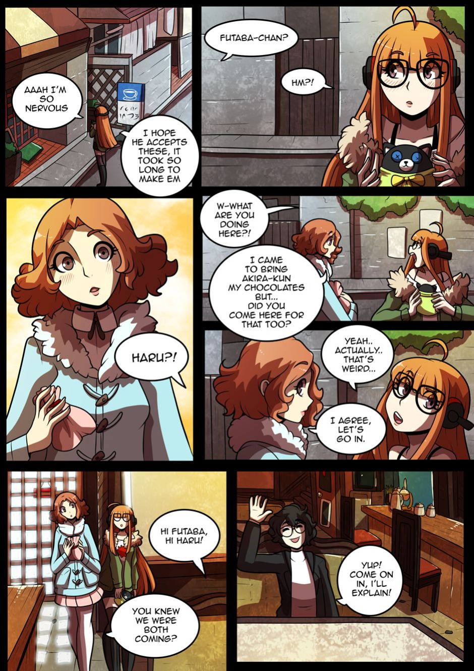 [Kinkymation] Joker/Futaba/Haru Comic