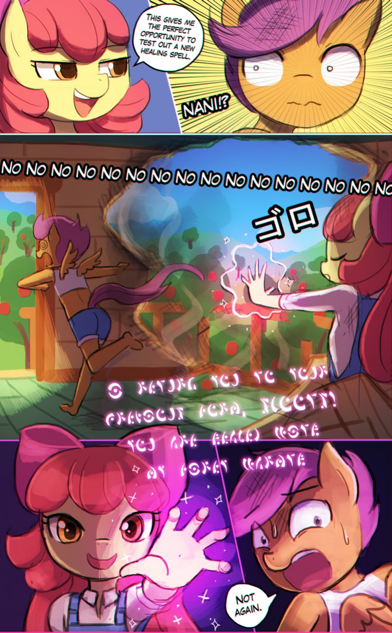 Apple Buruma Project 1 - Scootaloo's Growth Spurt