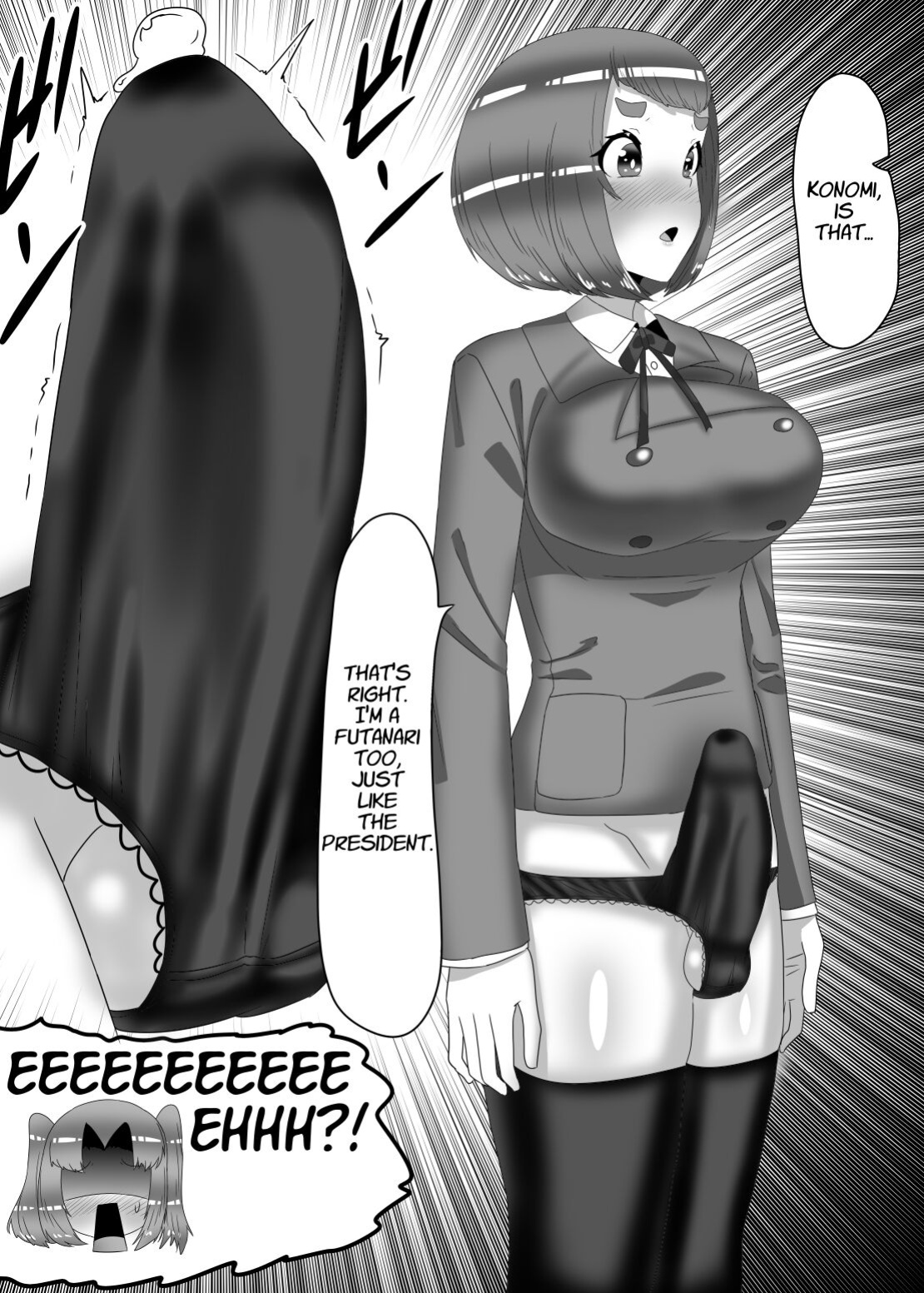 [Nitiniti Sowa (Apacchi)] Futanari Seitokaichou no Furyou Otokonoko Kousei Keikaku 2