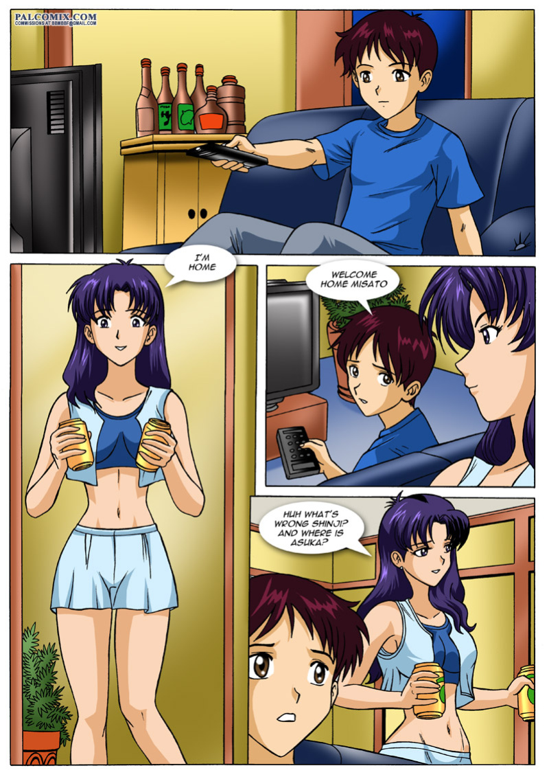 [Palcomix] Misato's New Girlfriend