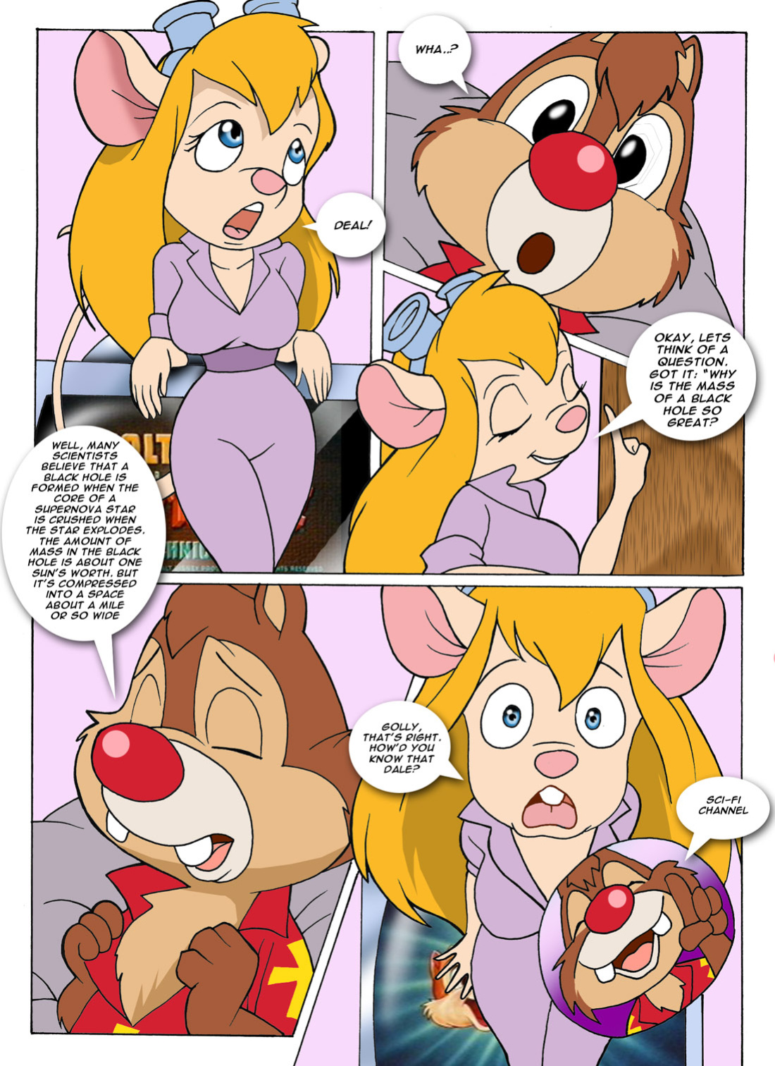 [Palcomix] Gadget's Bet, Gadget's Bum