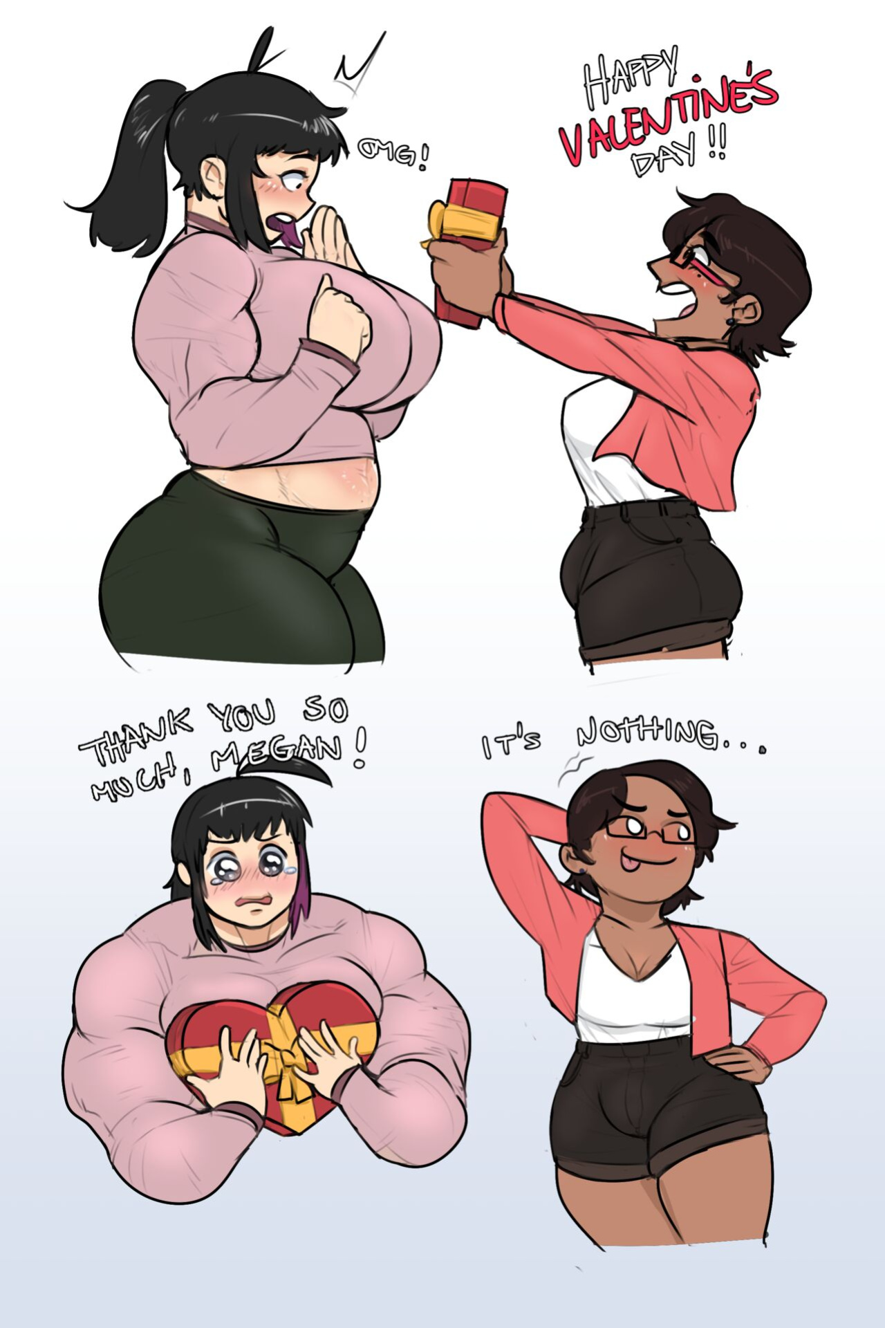 Anne and Megan Valentines