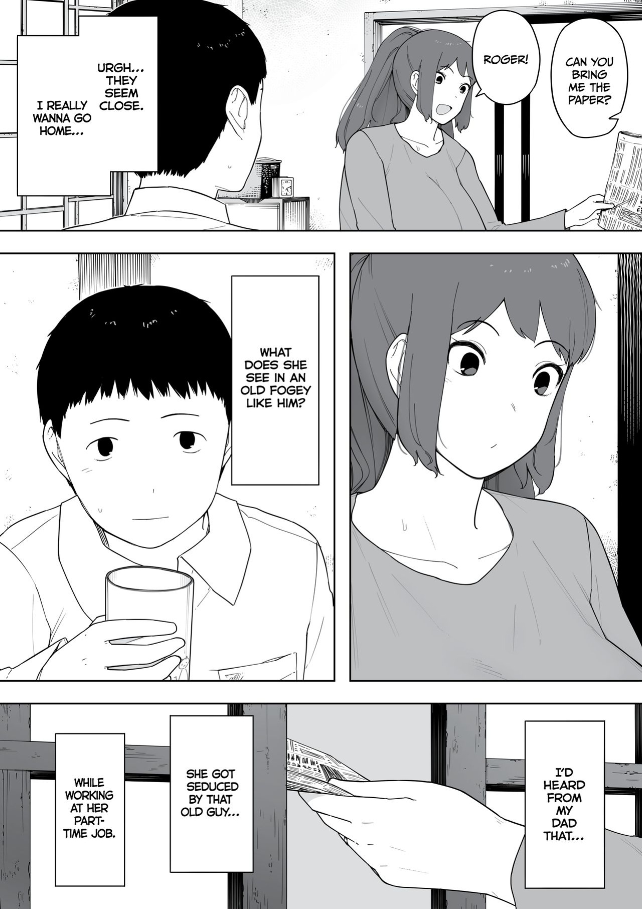 [NT Labo (NT Robo)] Nande Sonna Yatsu ga Iin da yo... -Jijii to Uwaki Ninshin Saikon shita Kaa-san-