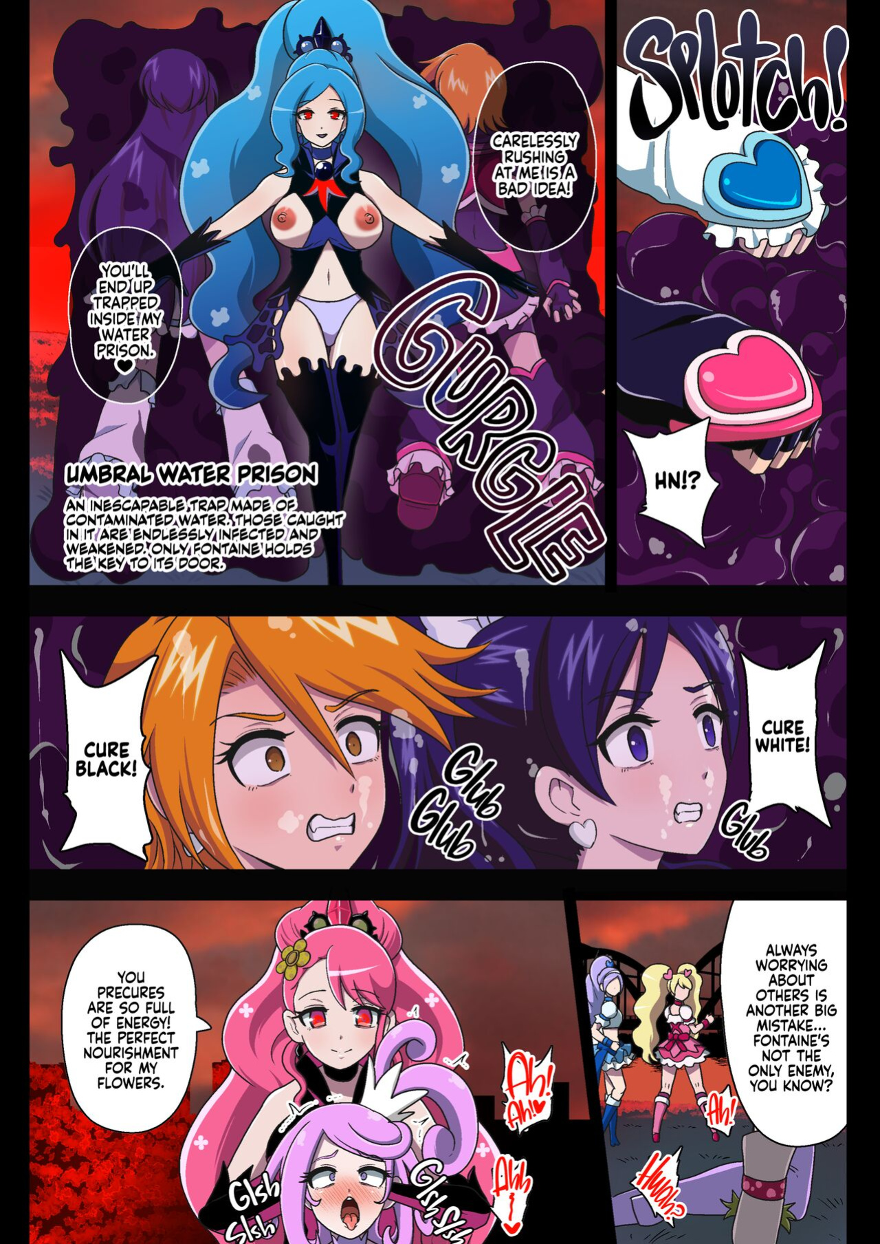 [Akuochisukii Kyoushitsu (Akuochisukii Sensei)] Kegasareta Seisen AFTERDARK | Defiled Water AFTERDARK (Healin' Good PreCure)