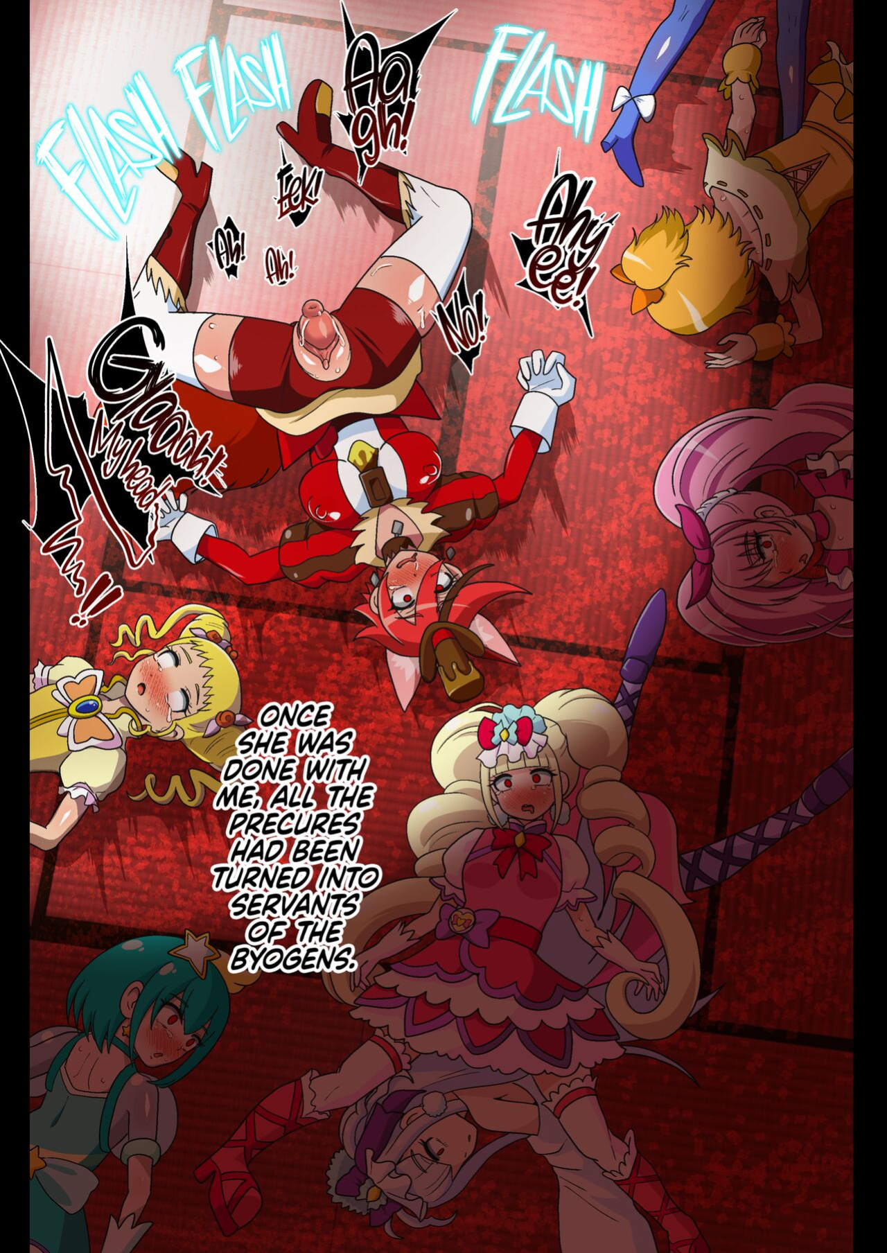 [Akuochisukii Kyoushitsu (Akuochisukii Sensei)] Kegasareta Seisen AFTERDARK | Defiled Water AFTERDARK (Healin' Good PreCure)