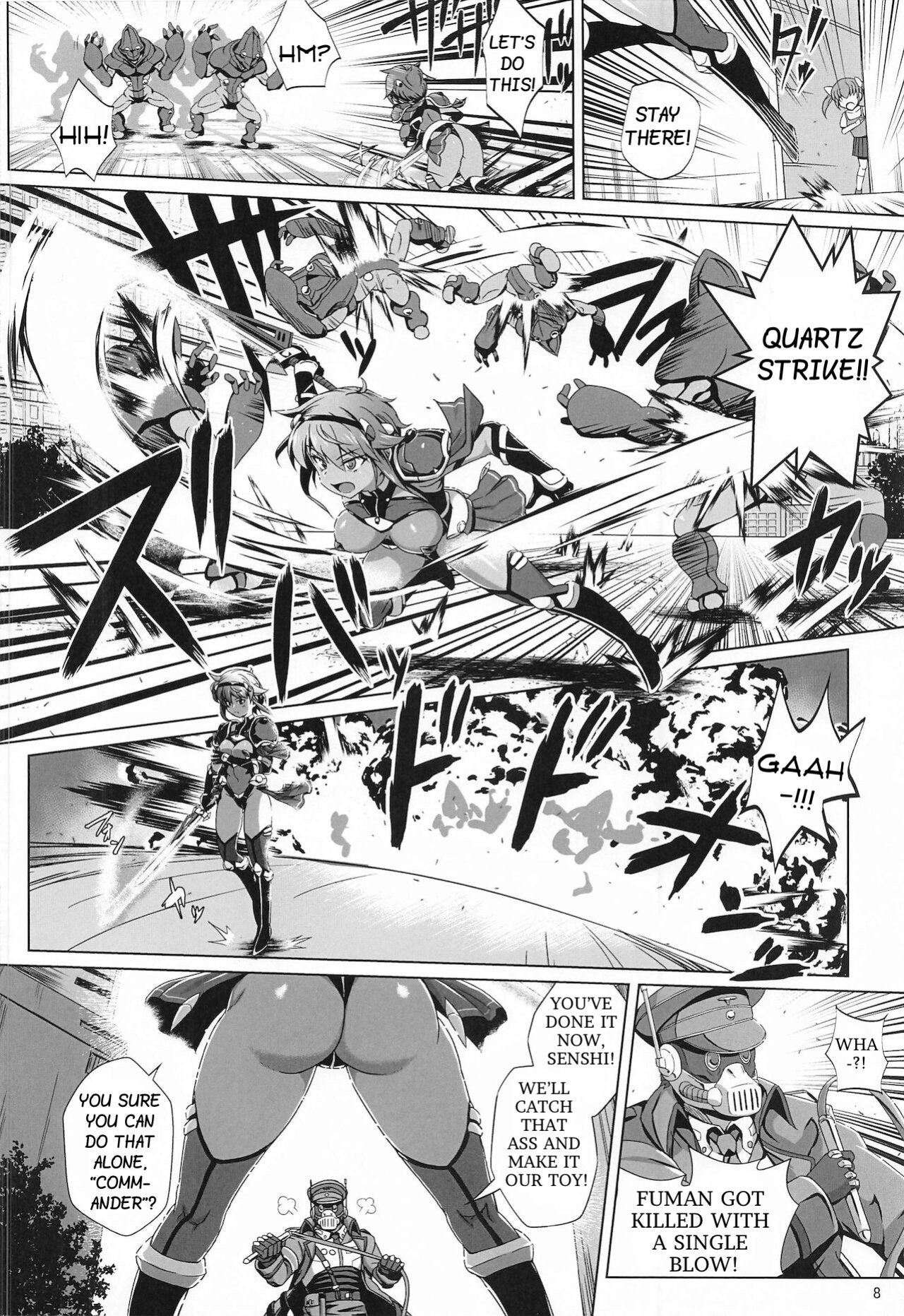 (Akihabara Doujinsai 4) [Tanpatsu Kikaku (DHA)] Choukou Senshi wa Aragaenai! (Chou Koudaisen Escalation Heroines) [Incomplete]