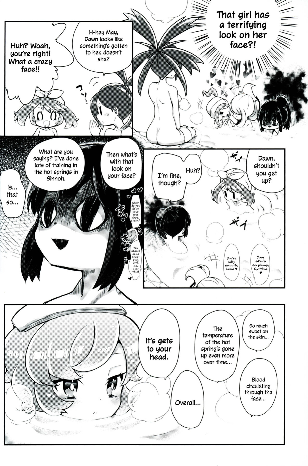(C90) [chori (Mokki)] Otome no Kashikiri Fuen Onsen | Maiden's Private Lavaridge Hot Spring (Pokémon) [MobTarou]
