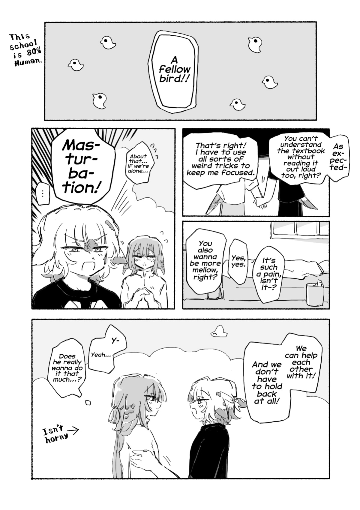 [Arijigoku (Sandbox)] Pigeons BL - Soft and Fluffy Sex-Friends | Hato-hato - Yuru-fuwa Sefure Riba [Tabunne Scans]