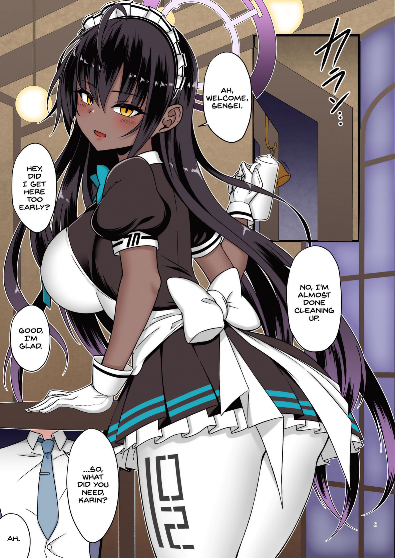 [ZENMAIN (Nejiro)] Sweet Karin -Gohoushi wa Heiten no Ato de- (Blue Archive) [SDTLs] [Colorized] {Satansoft}