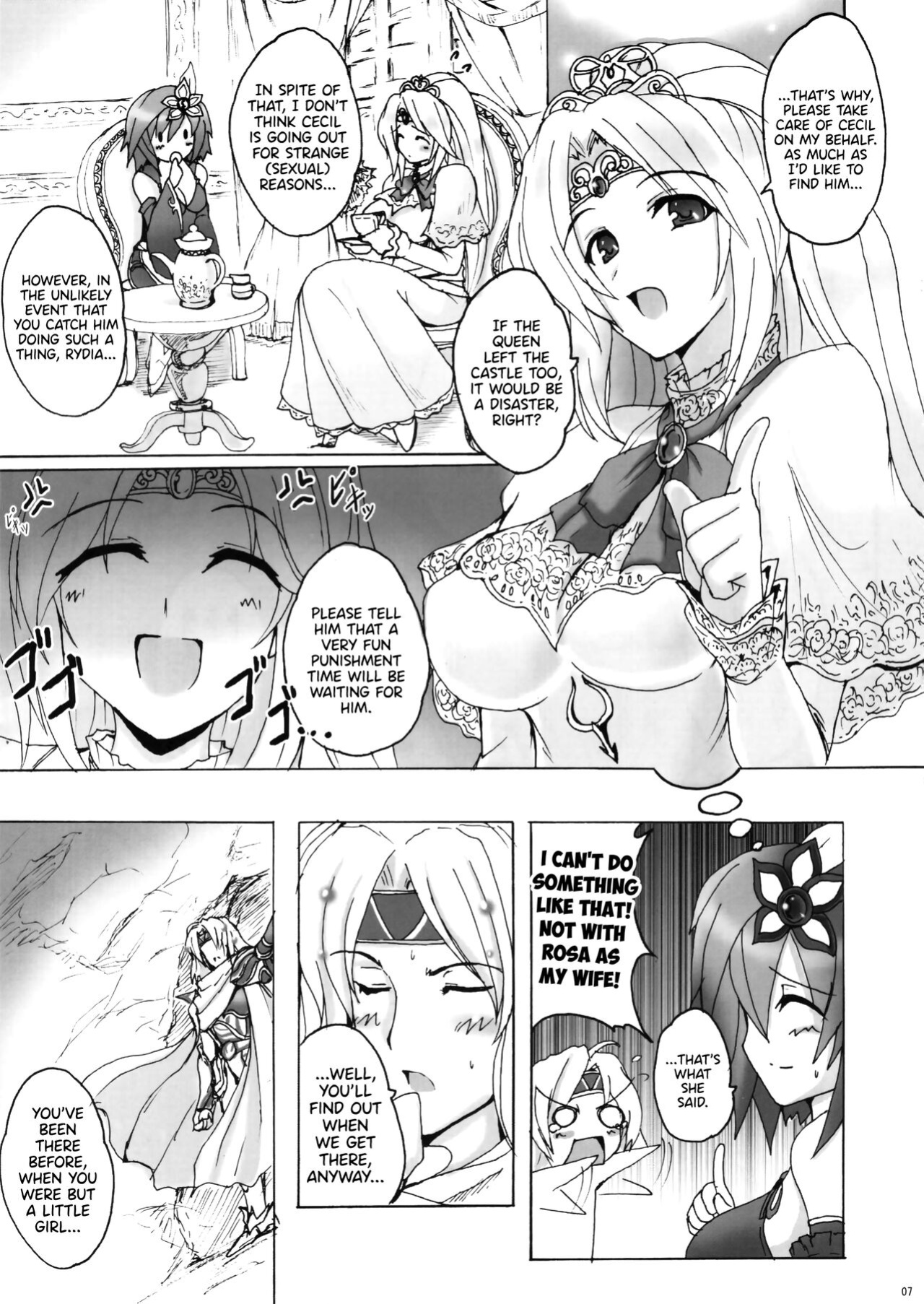 (C75) [Yo-Metdo (Yasakani An)] Koishite Ii Desu Tomo 2 (Final Fantasy IV) [DKKMD Translations]