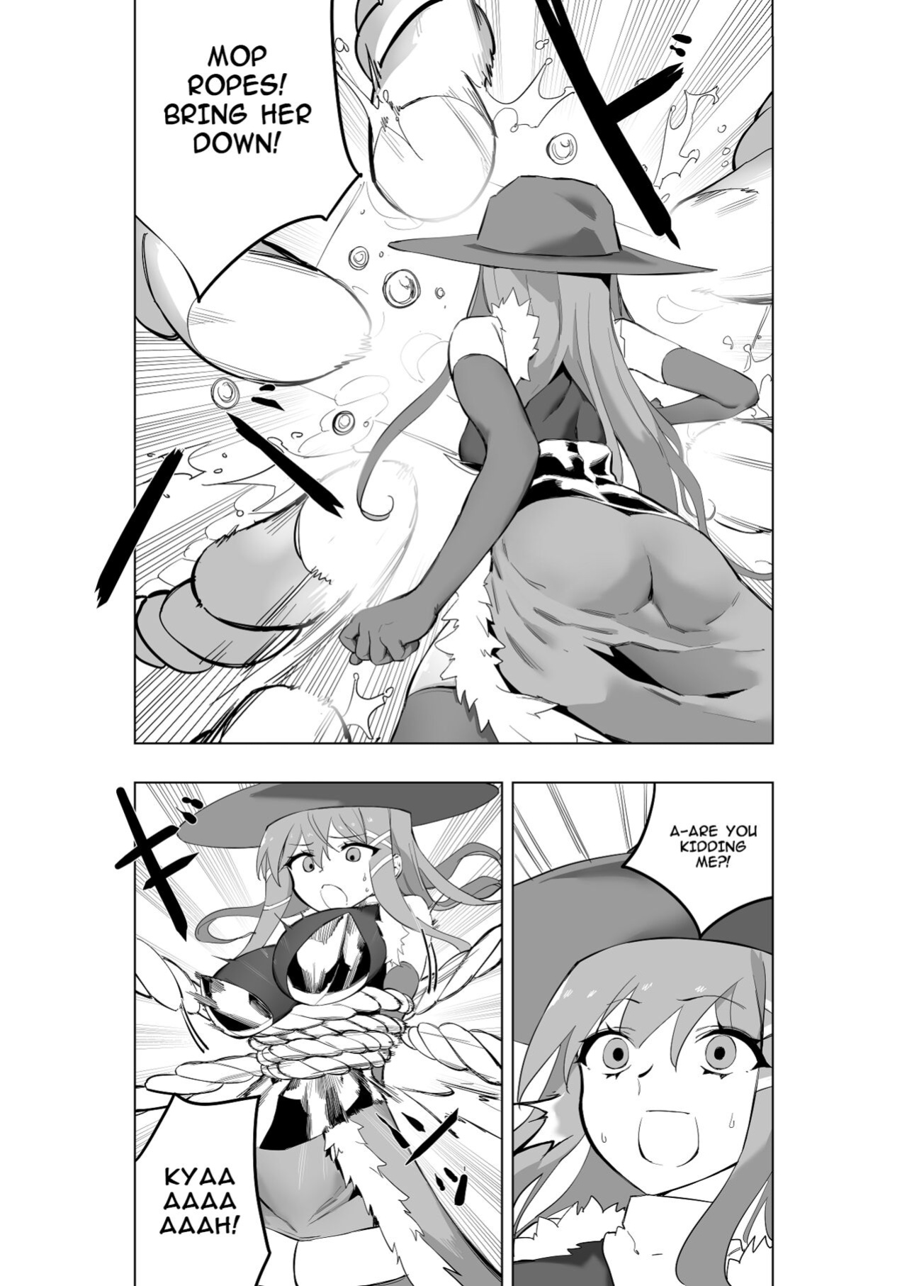 [Yumekakiya (MuuMuu, Kinbakuman)] Mahou Shoujo Western Girls Comic 7-wa zenpen