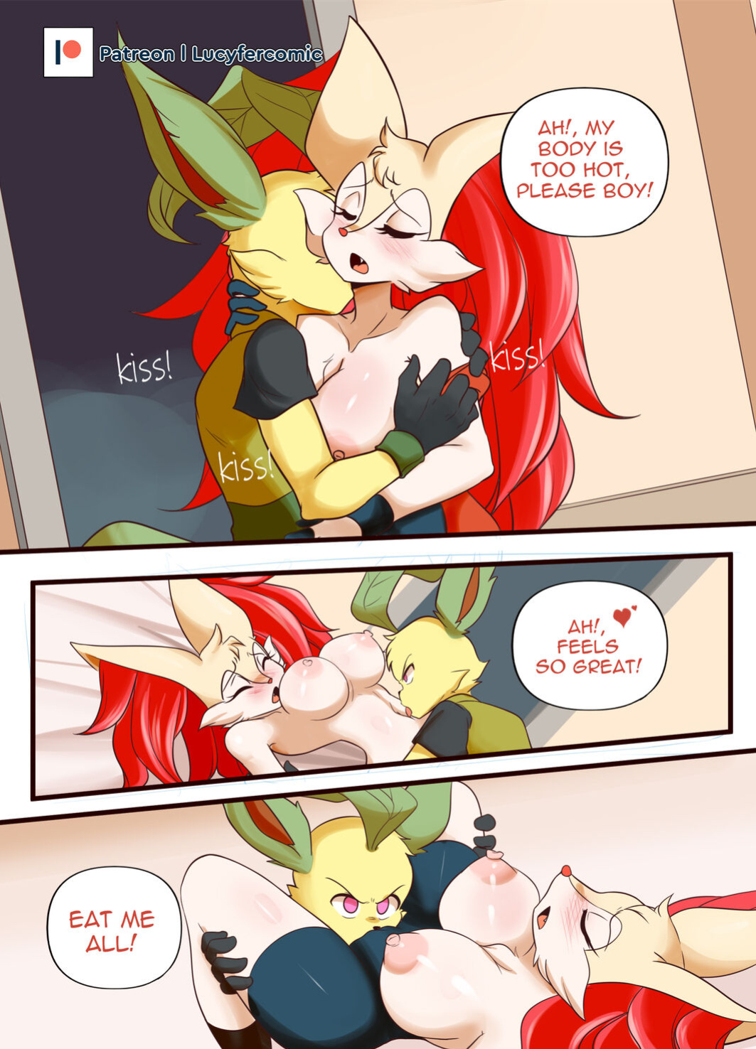 [Lucyfer-comic] Bray X Kaito (Pokémon)